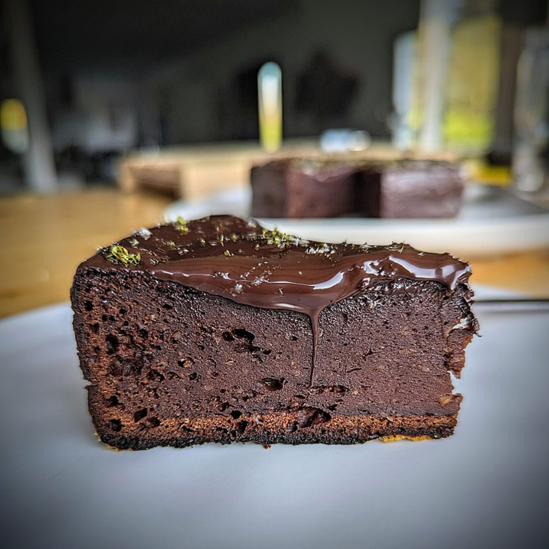 Gâteau au chocolat et potimarron